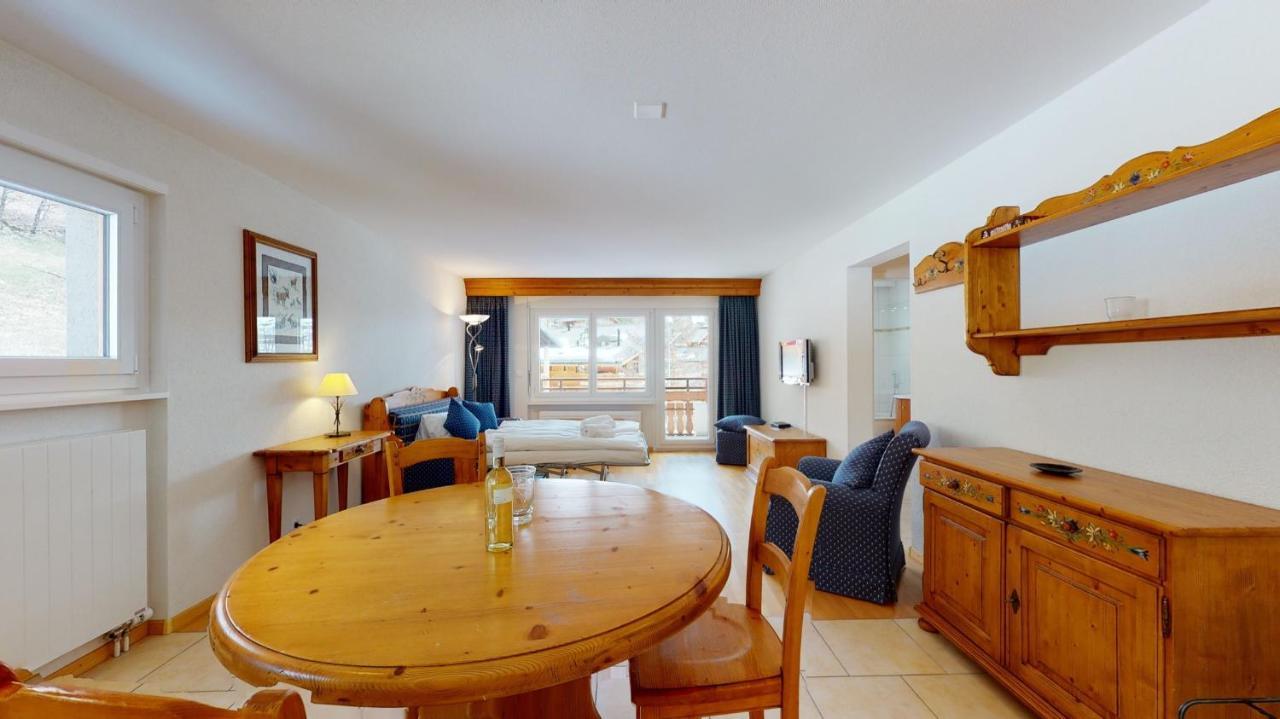 Gonenstein Residence In Leukerbad, Entire Apartment/Studio With Balcony Eksteriør bilde