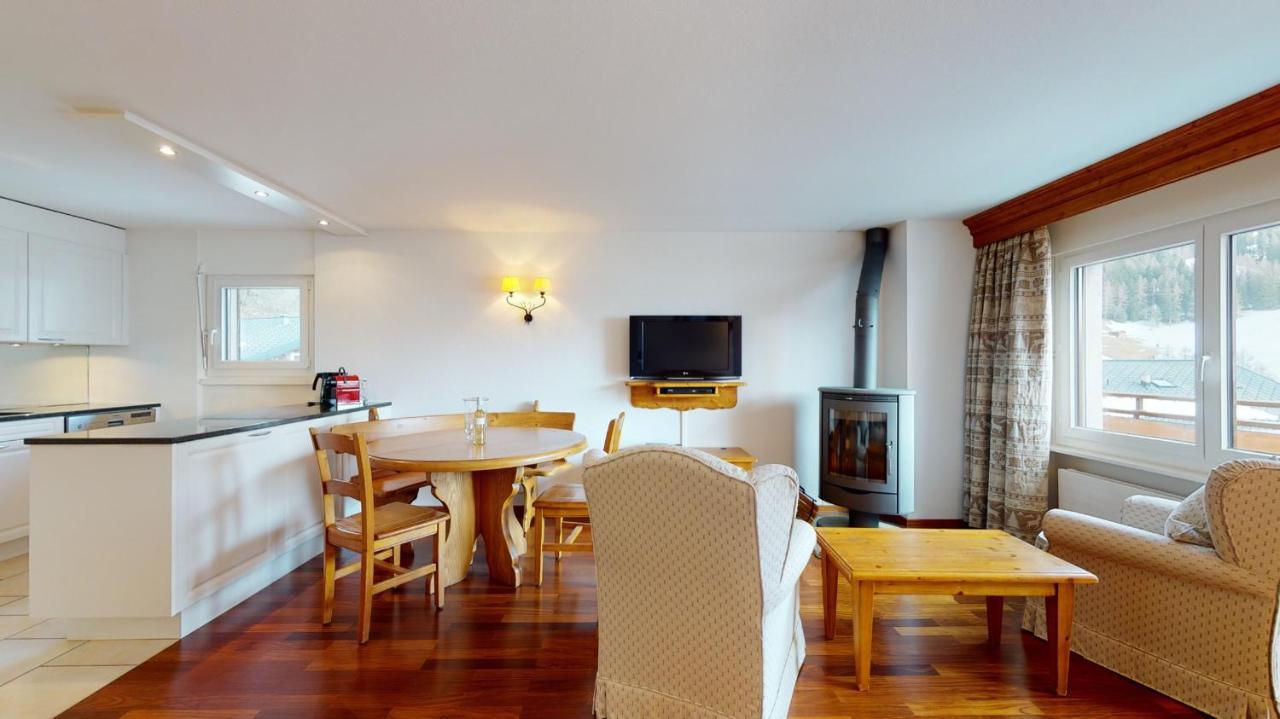 Gonenstein Residence In Leukerbad, Entire Apartment/Studio With Balcony Eksteriør bilde