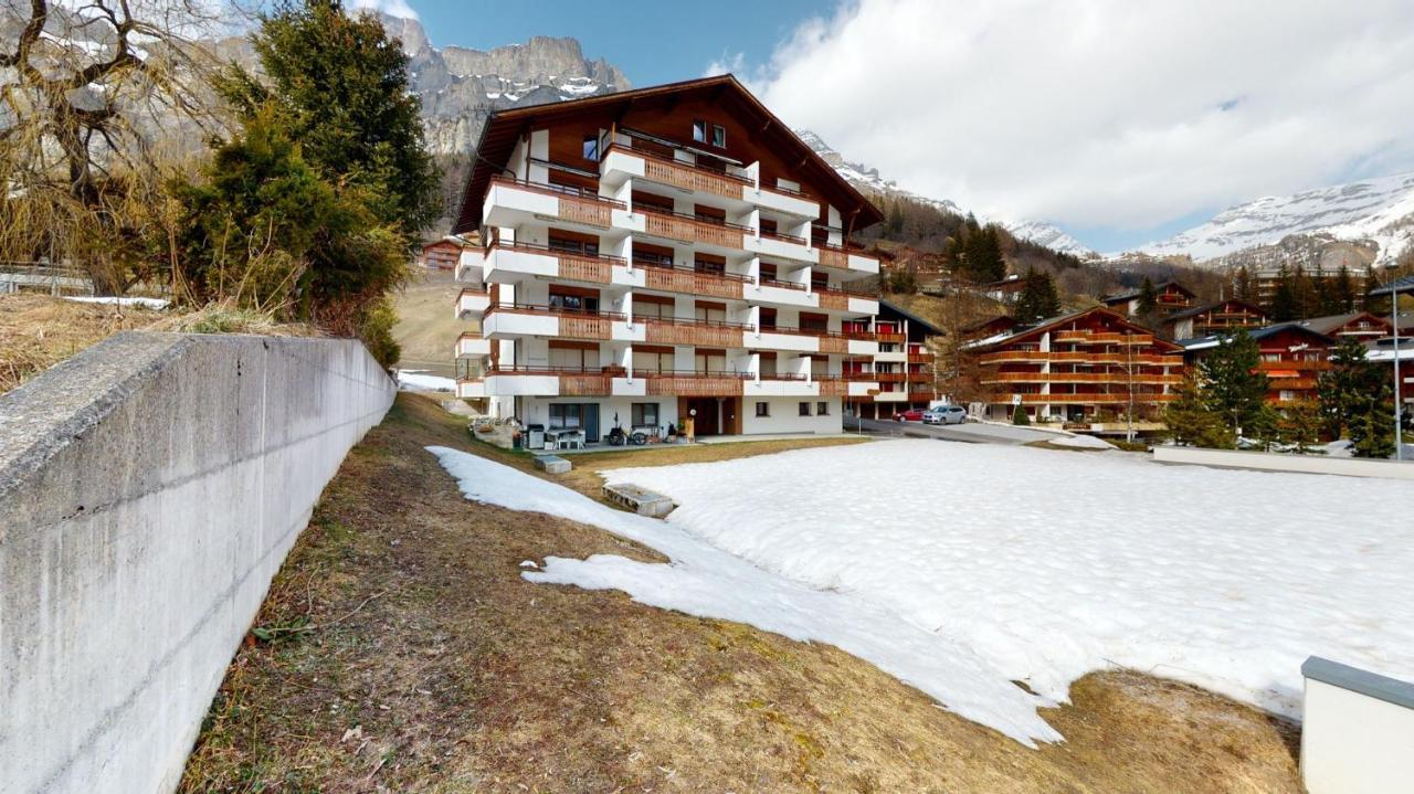 Gonenstein Residence In Leukerbad, Entire Apartment/Studio With Balcony Eksteriør bilde