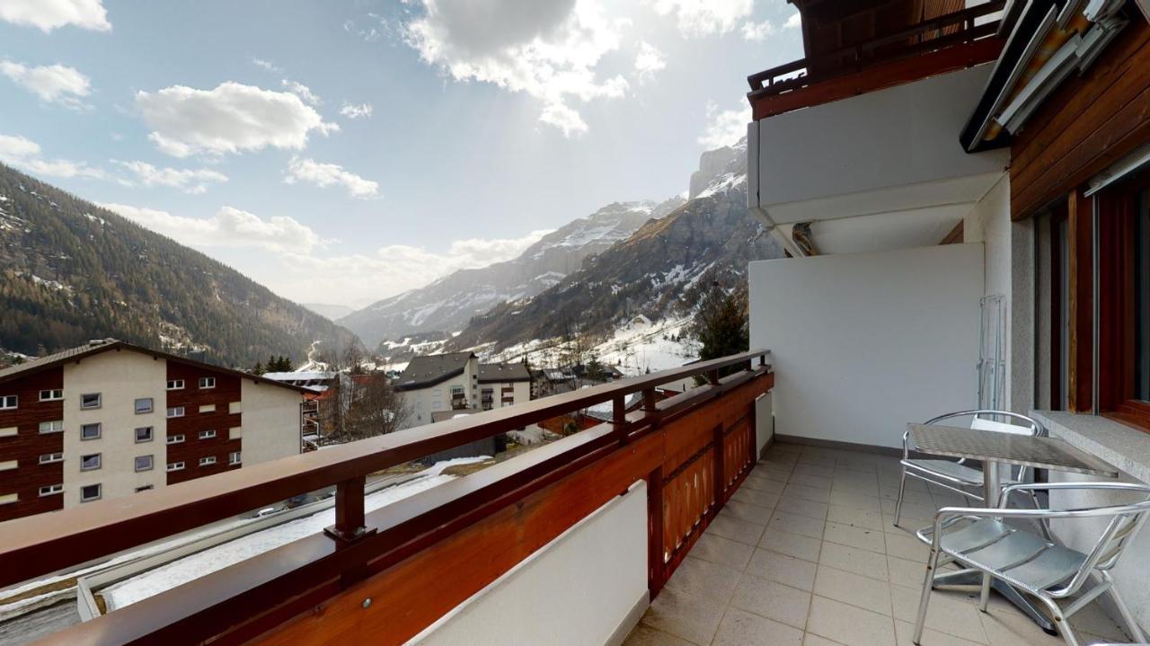 Gonenstein Residence In Leukerbad, Entire Apartment/Studio With Balcony Eksteriør bilde