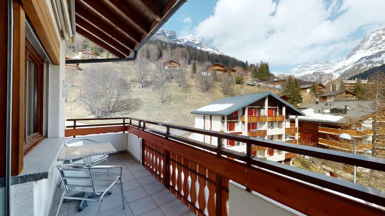 Gonenstein Residence In Leukerbad, Entire Apartment/Studio With Balcony Eksteriør bilde