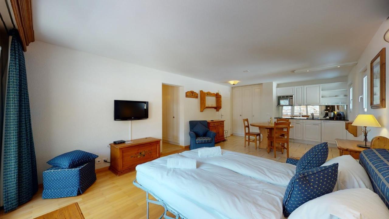 Gonenstein Residence In Leukerbad, Entire Apartment/Studio With Balcony Eksteriør bilde