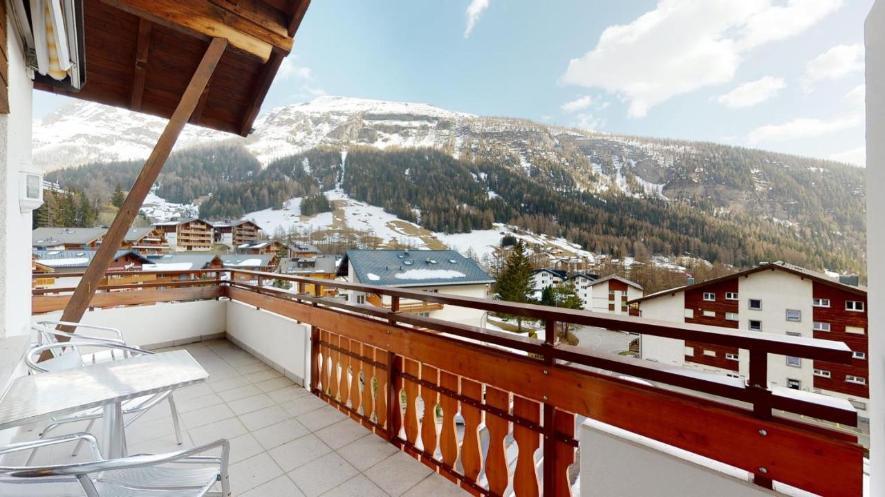 Gonenstein Residence In Leukerbad, Entire Apartment/Studio With Balcony Eksteriør bilde
