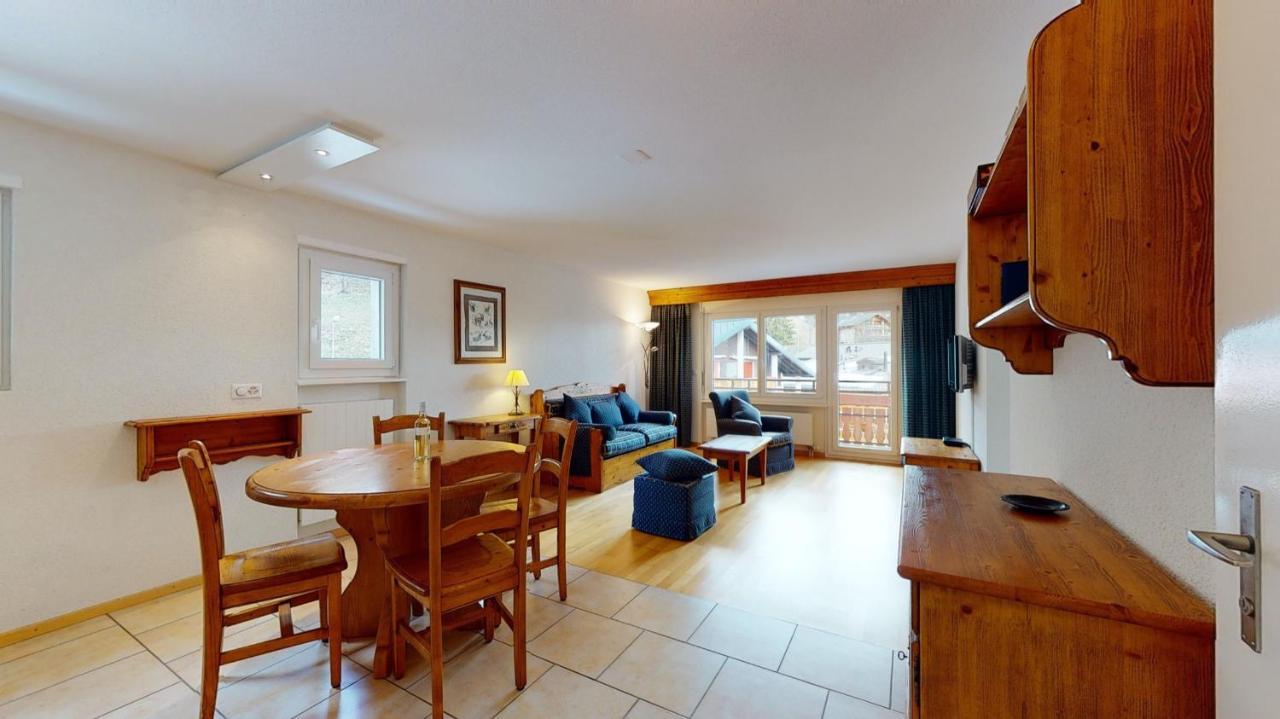 Gonenstein Residence In Leukerbad, Entire Apartment/Studio With Balcony Eksteriør bilde