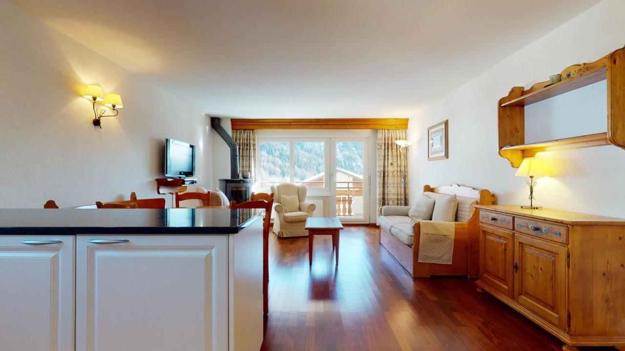 Gonenstein Residence In Leukerbad, Entire Apartment/Studio With Balcony Eksteriør bilde