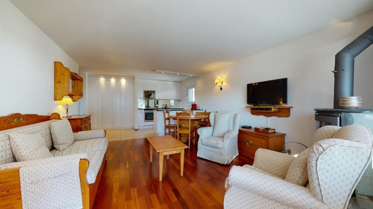 Gonenstein Residence In Leukerbad, Entire Apartment/Studio With Balcony Eksteriør bilde