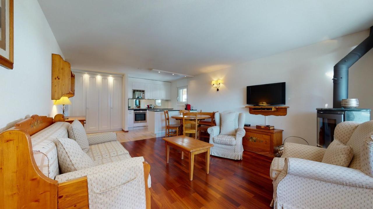 Gonenstein Residence In Leukerbad, Entire Apartment/Studio With Balcony Eksteriør bilde